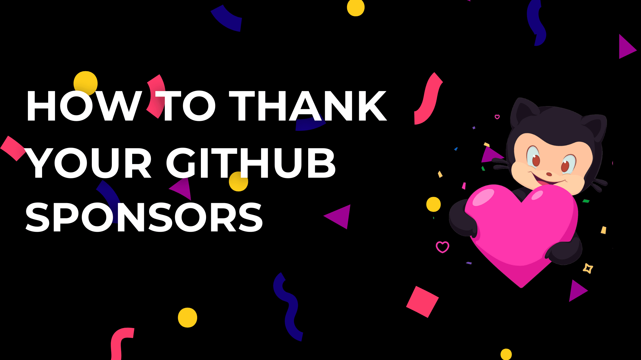 How to Thank Sponsors for Supporting Your Open Source Project