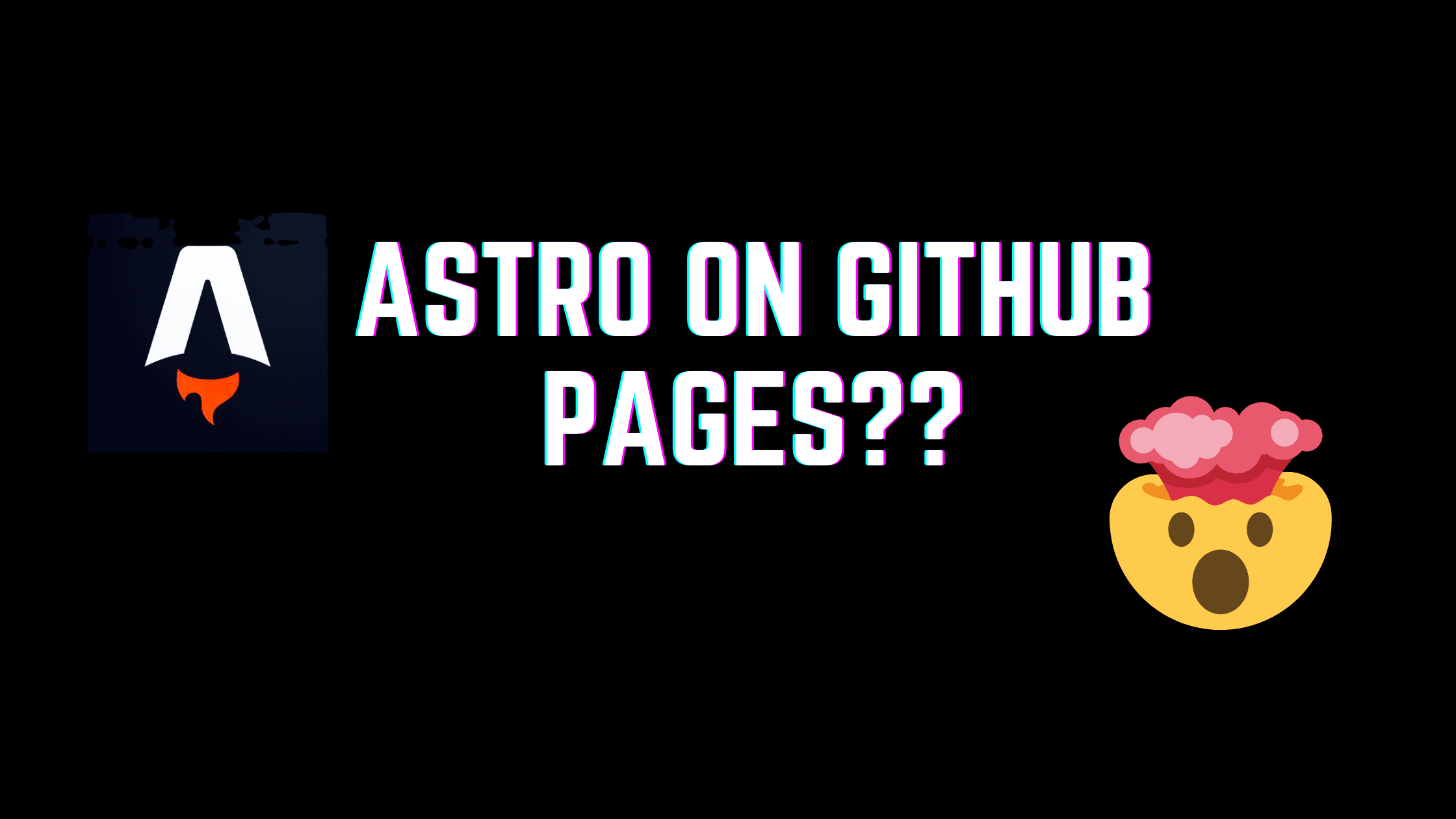 How to deploy an Astro site to GitHub Pages